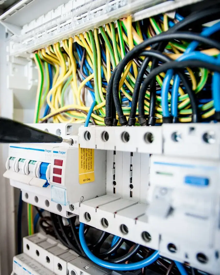 Hand testing breakers in a distribution board